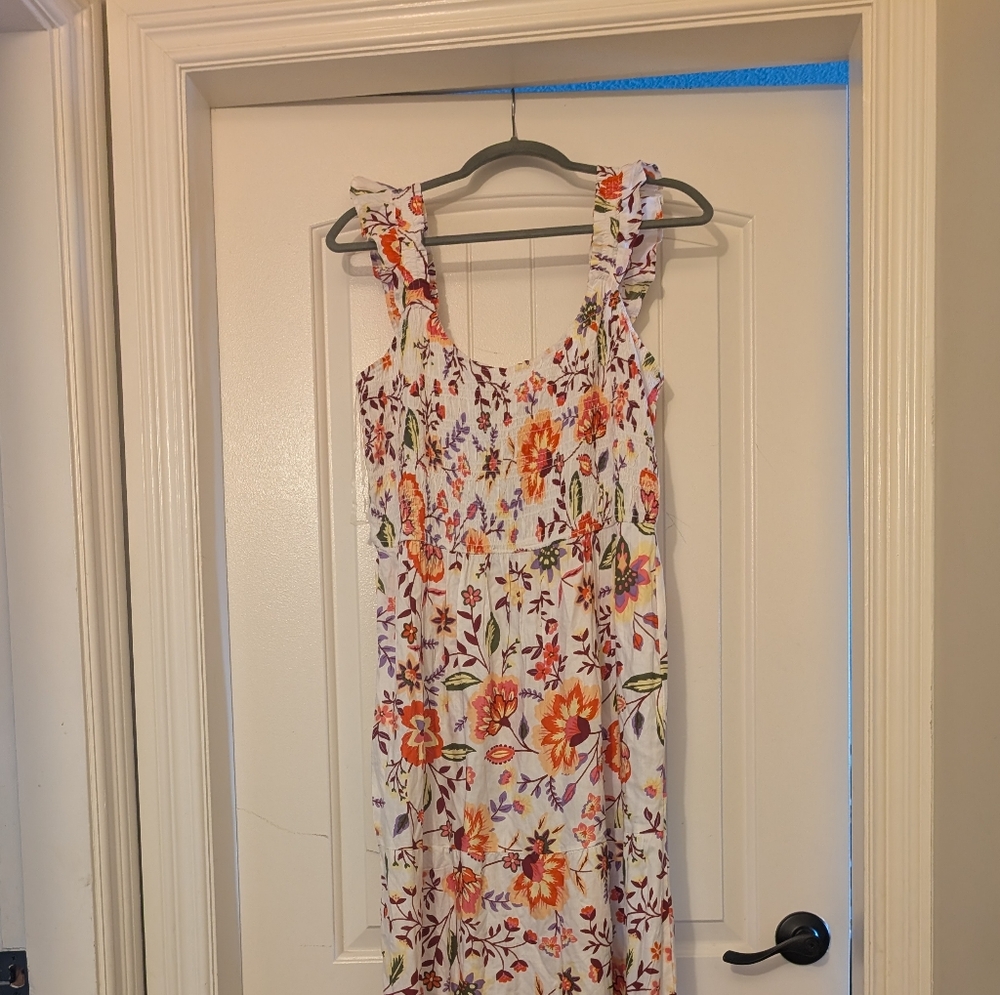RD Style Floral Maxi Dress - Multicolor